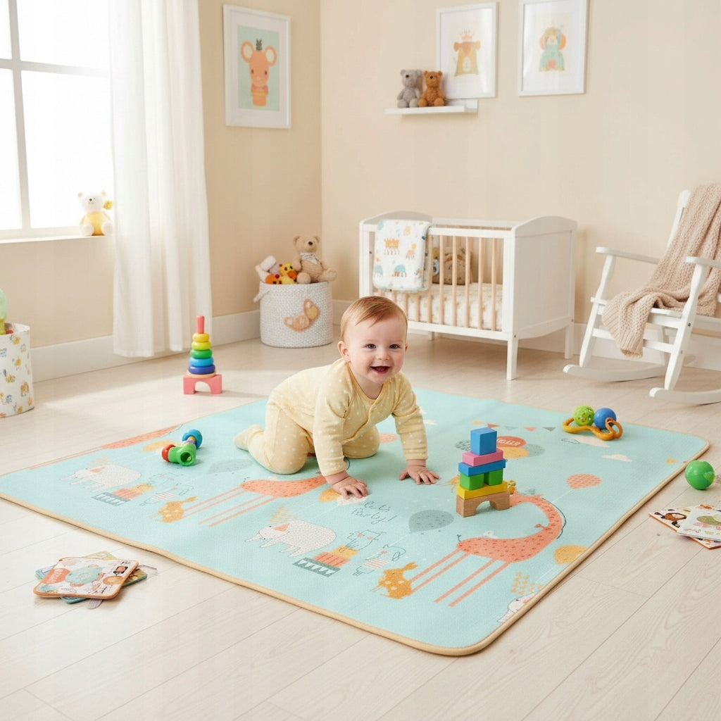 Double Sided Educational Foam Mat for XXL Playpen Brand Sklep K4