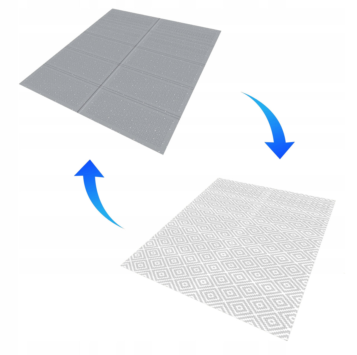 Double Sided Foam Mat Folding Thick for CHILDREN Large Soft 180x120cm Packaging status original