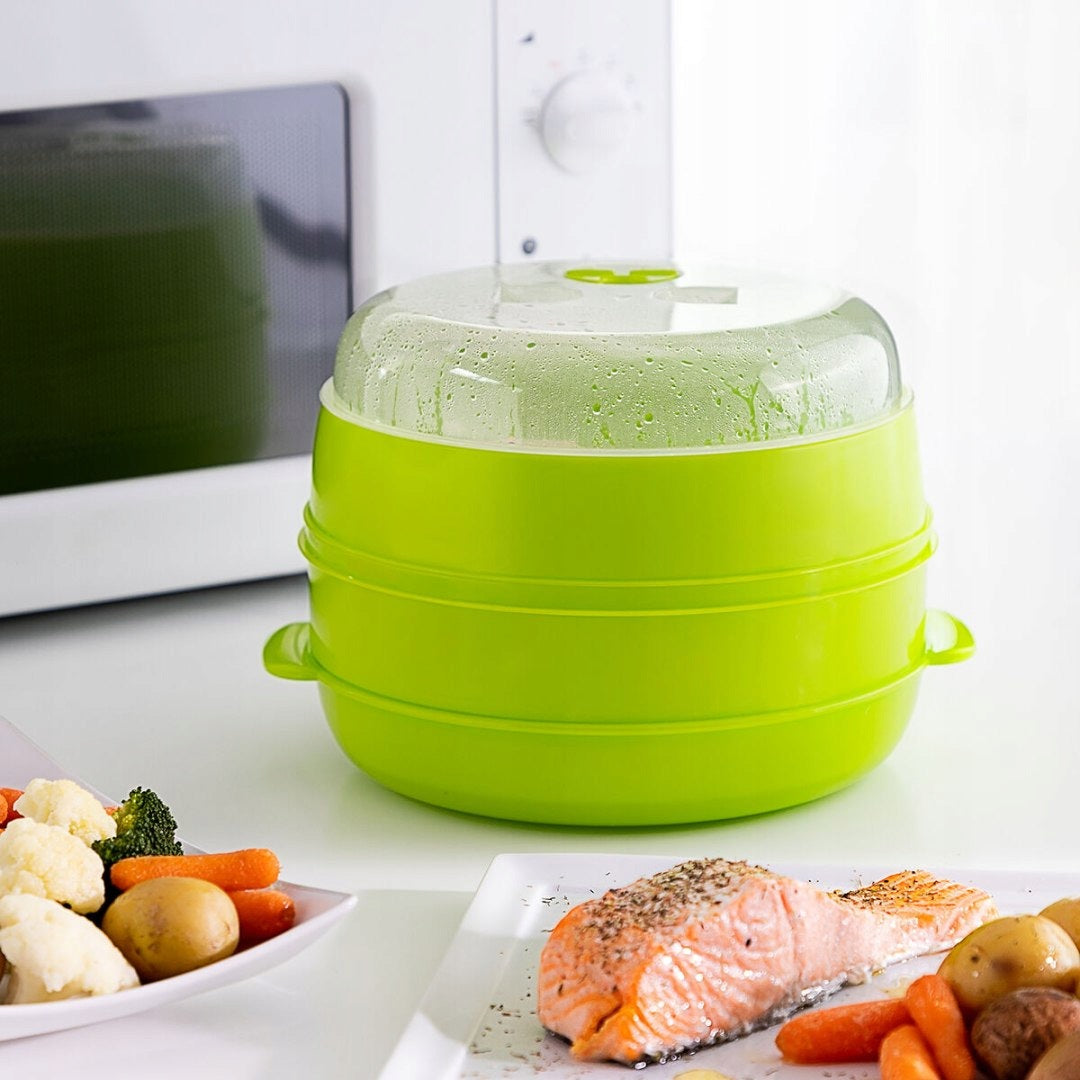 Double Steamer for Microwave Codowave InnovaGoods