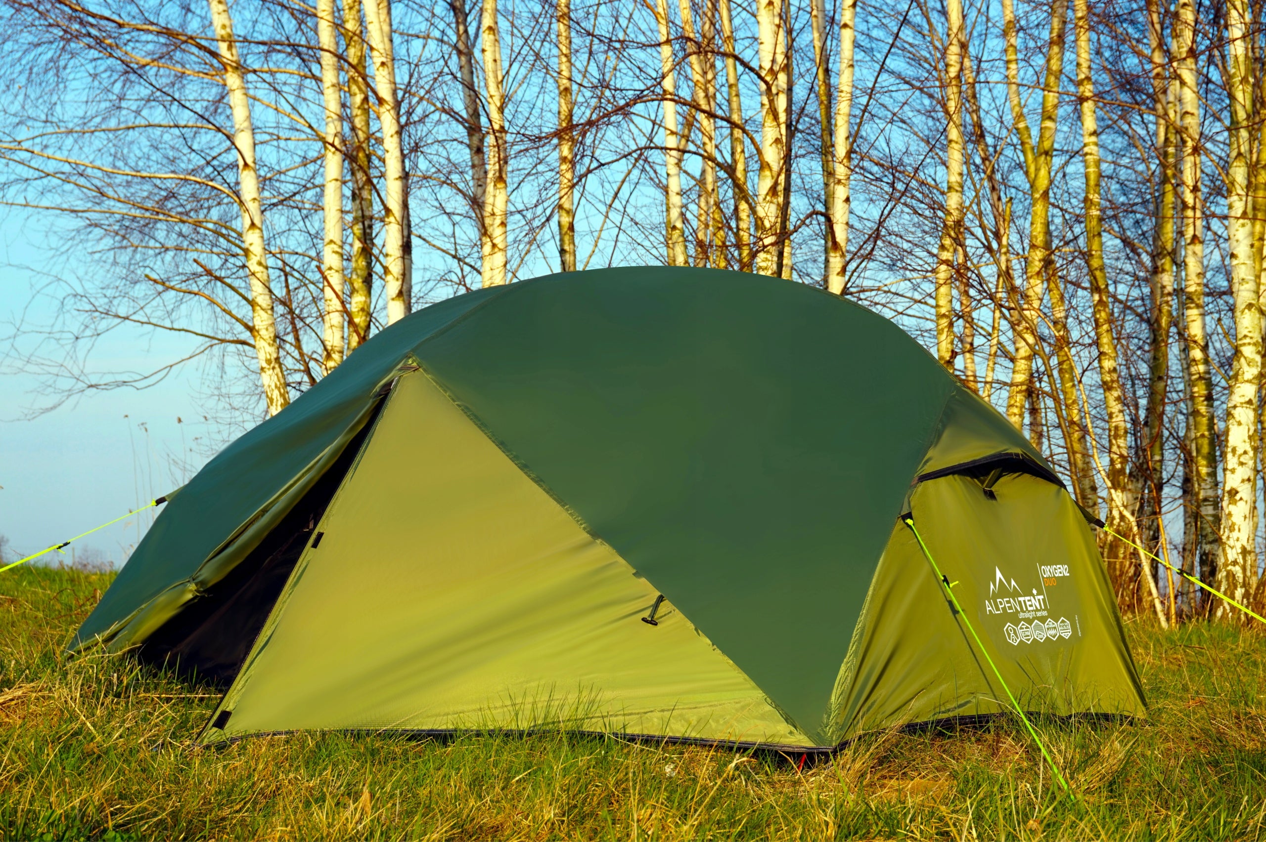 Double Tent AlpenTent Oxygen 2 Duo 2,1 kg Lightweight Manufacturer code ATOXYGEN2