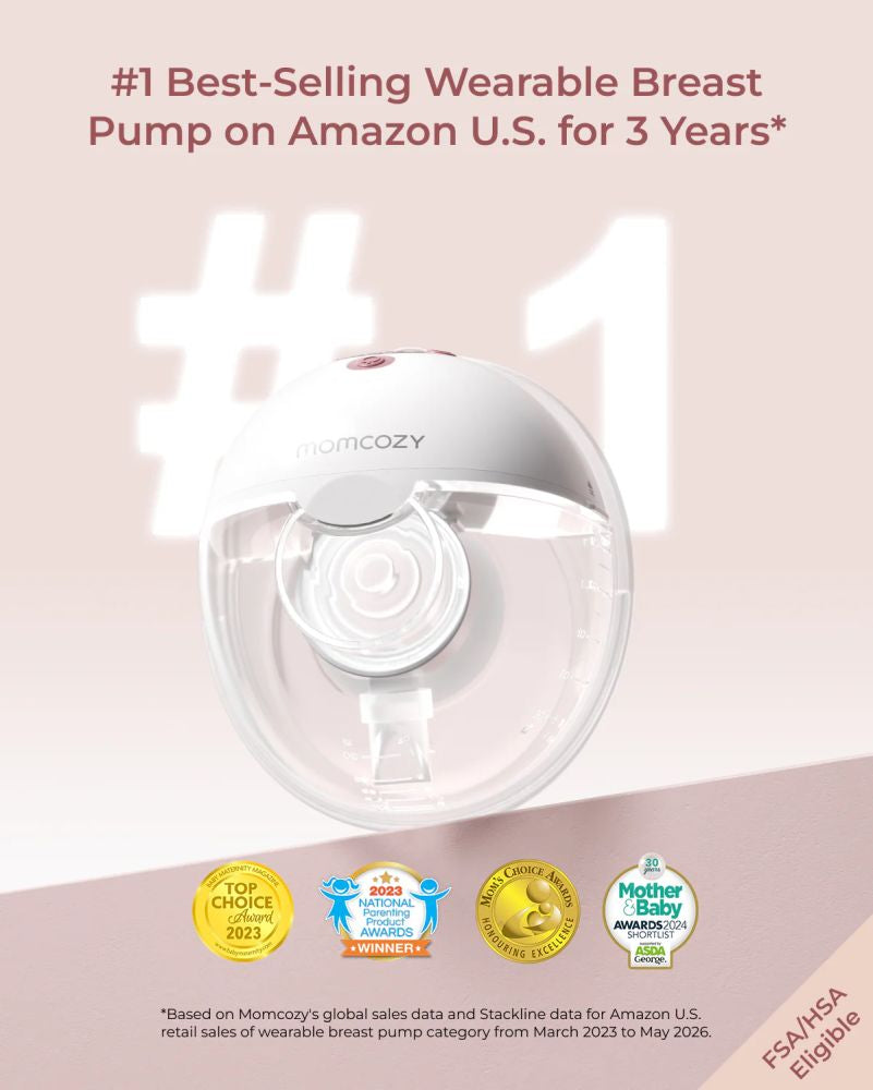 Double breast pump Momcozy Hands-free M5 Red, control via ap Medical device no