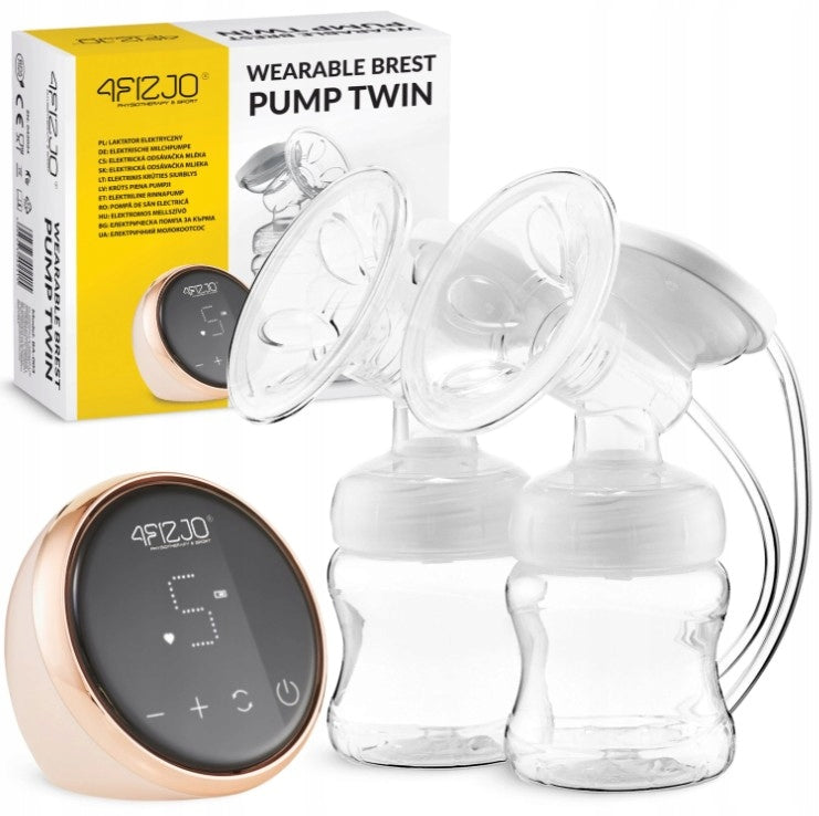 Double electric breast pump TWIN 4FIZJO 150ml x2 WIRELESS
