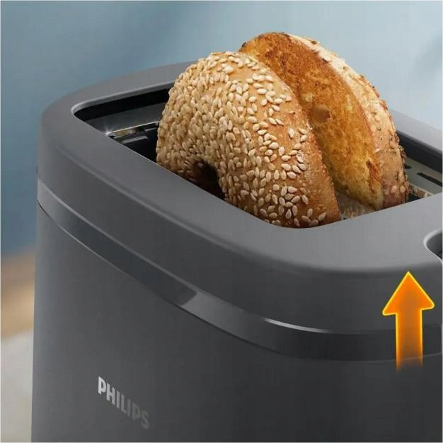 Double gap toaster Philips HD2510/90 black - 650 W Packaging status original