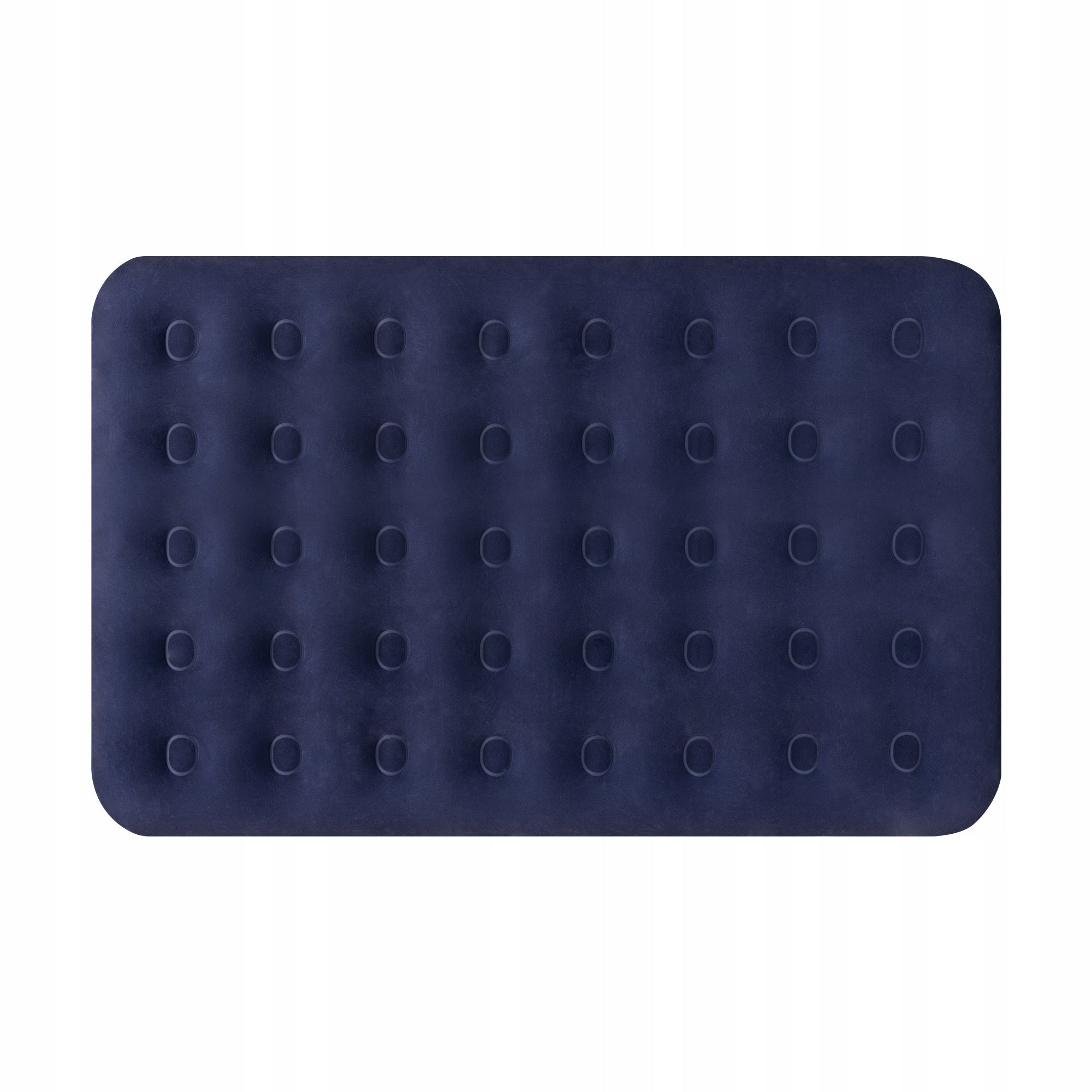 Double inflatable mattress for sleeping 191 x 137 x 22 cm Rebel Color blue