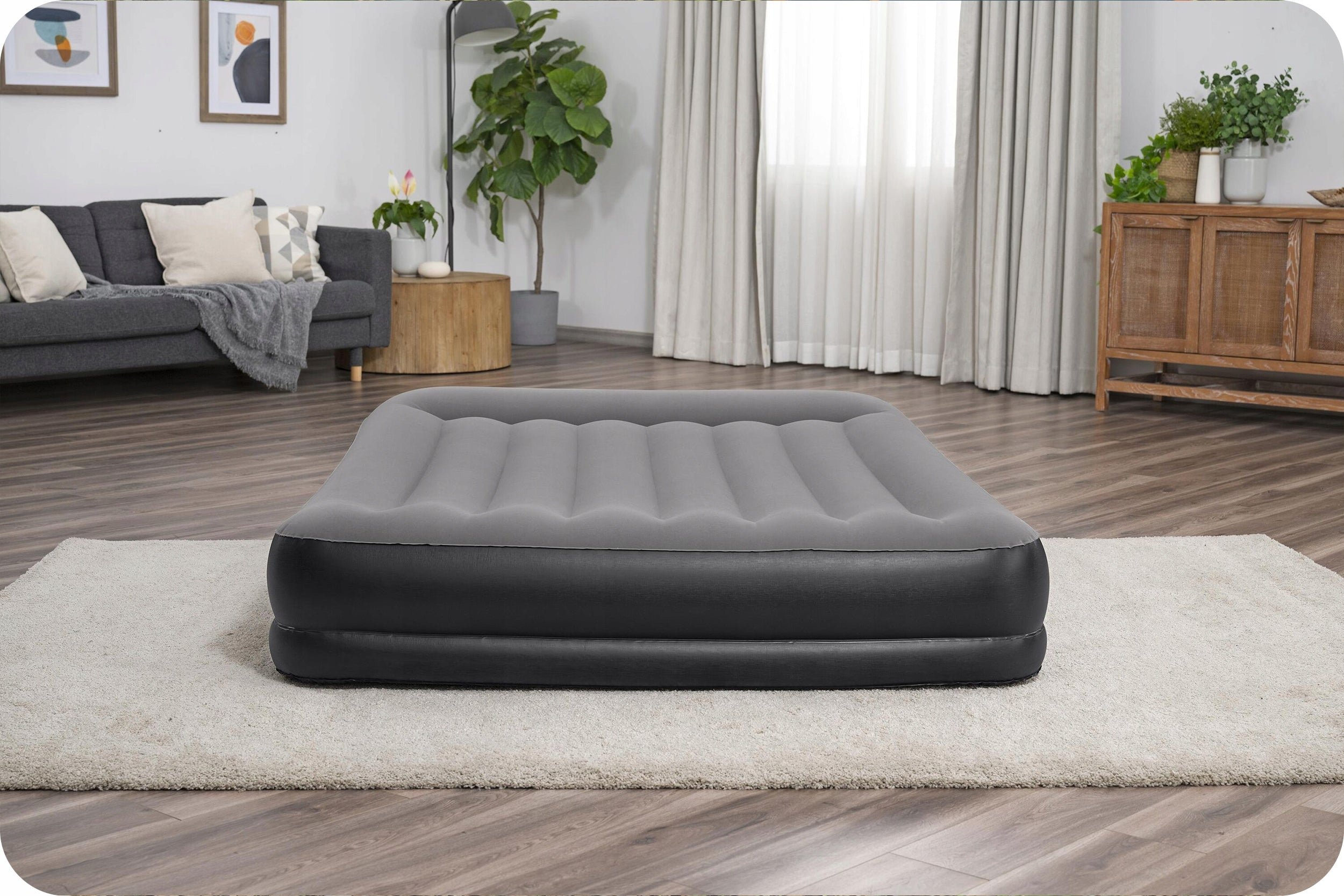 Double inflatable mattress for sleeping 203x152x36 Bestway 2 pers. pump Manufacturer code 671BU