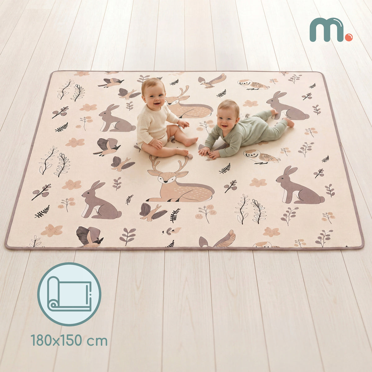 Double-sided foam mat for children – Magic Forest / Autumn Streets Packaging status original