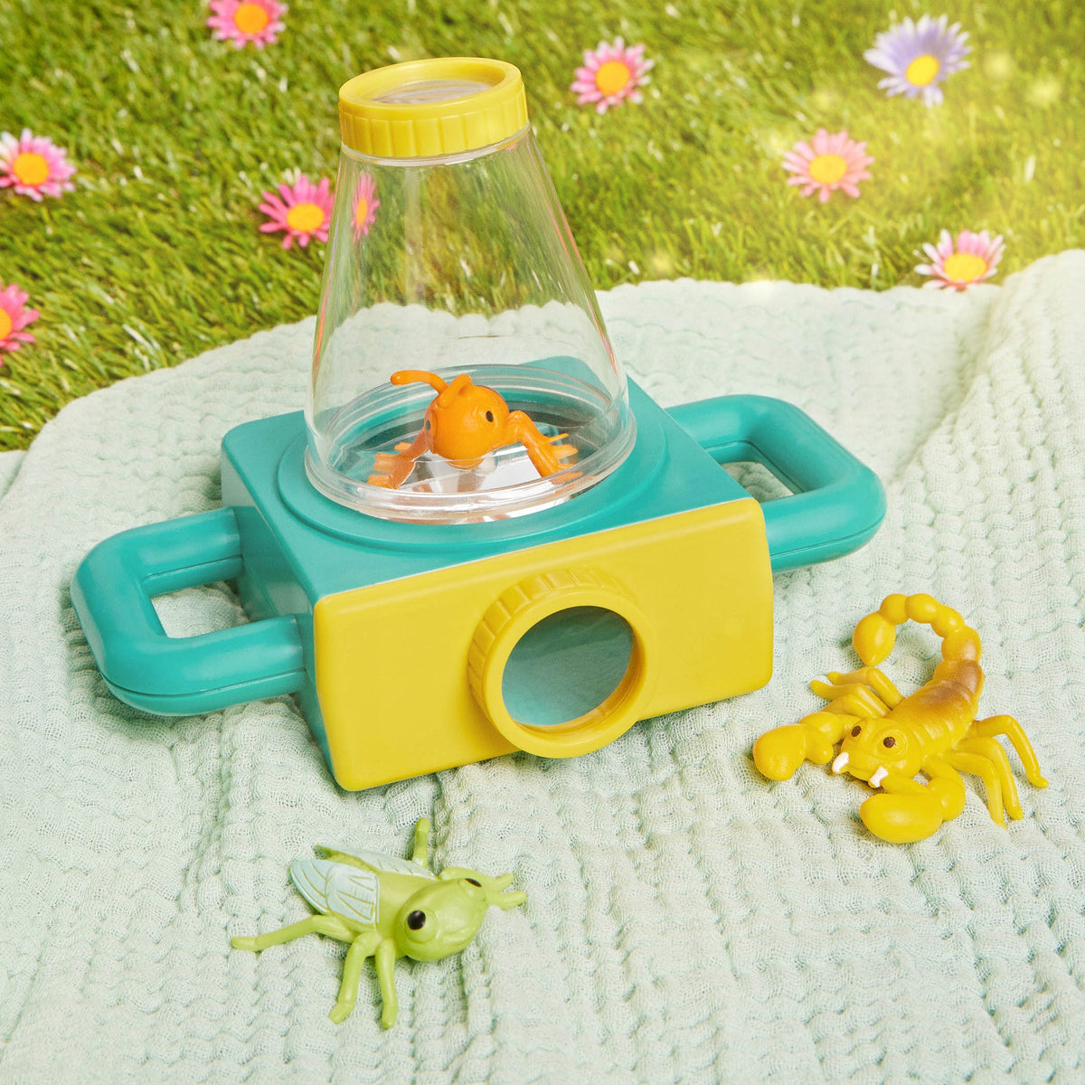 Double-sided microscope B.Toys with insects - for small scientists 4+ Kid's age 4＋ years