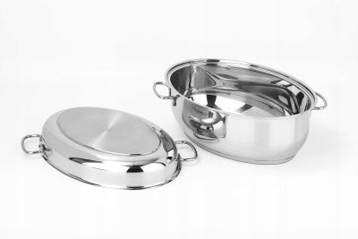 Double-sided oval pan 38 cm 9 l gooseberry NOIS Brand NOIS