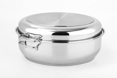Double-sided oval pan 38 cm 9 l gooseberry NOIS