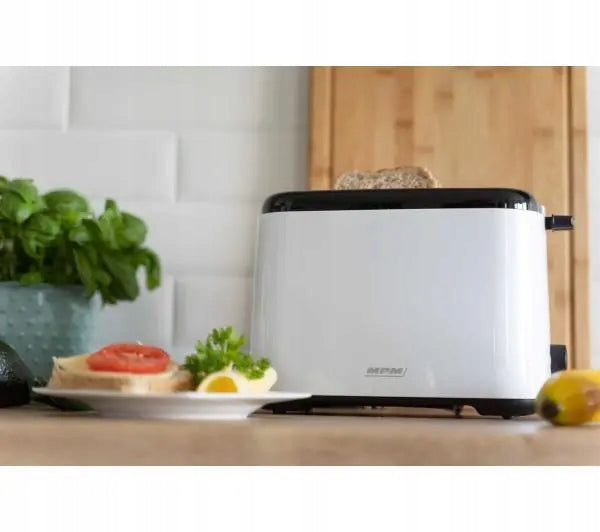 Double-slot toaster MPM MTO-07 2 Toast 800W White Packaging status original