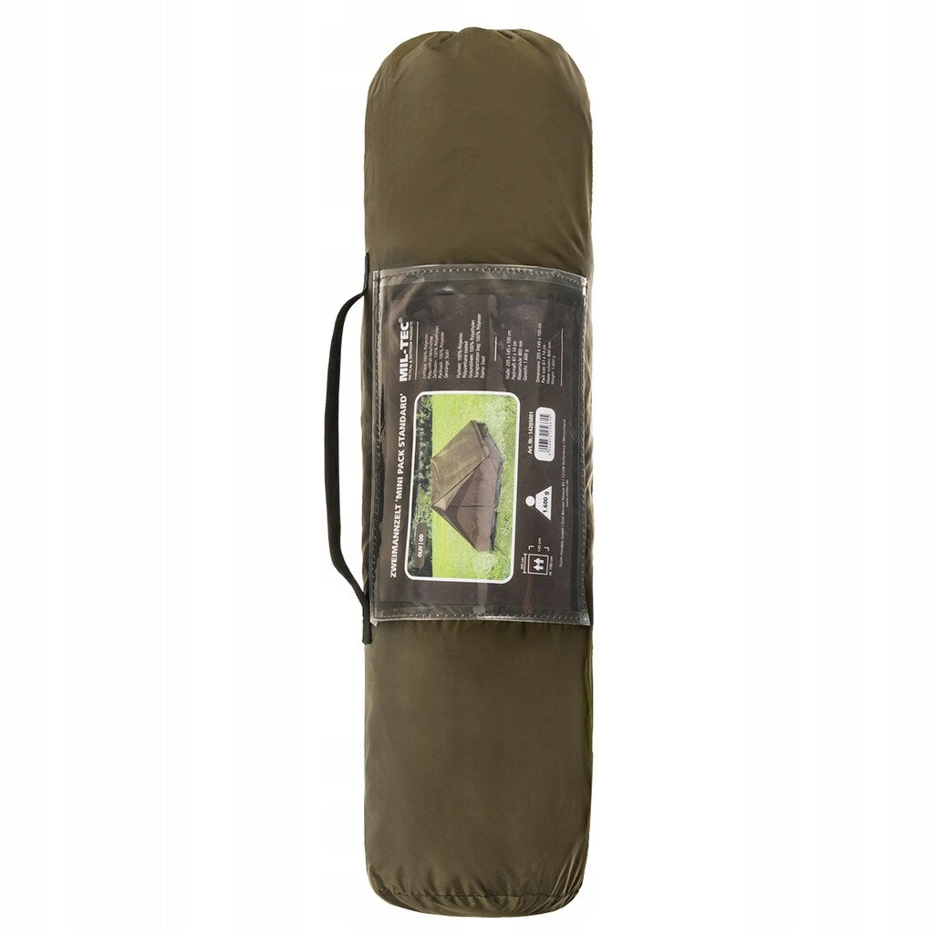 Double tent Mil-Tec Mini Pack Standard khaki Brand Mil-Tec
