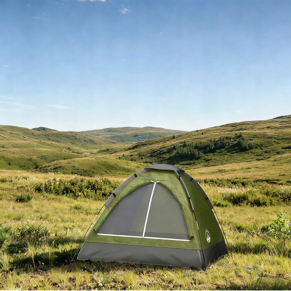 Double tent automatic and beach, camping and festival quick assembly Packaging status original