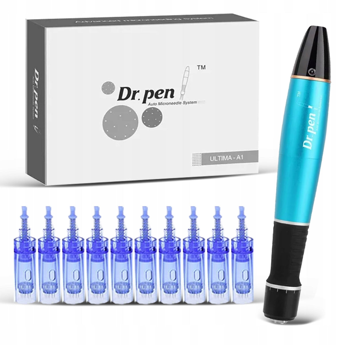 Dr Pen A1-W Dermapen Ultima WIRELESS Device + 10 Cartridges
