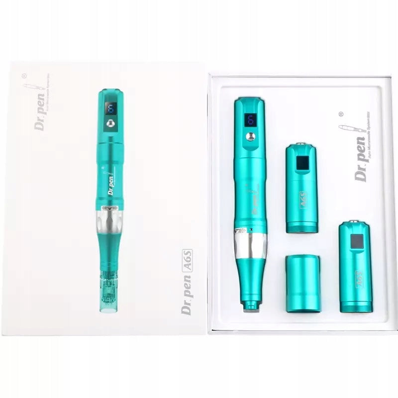 Dr Pen A6S Derma Pen Wireless Mesotherapy Device + 2 Cartridges Brand Dr Pen