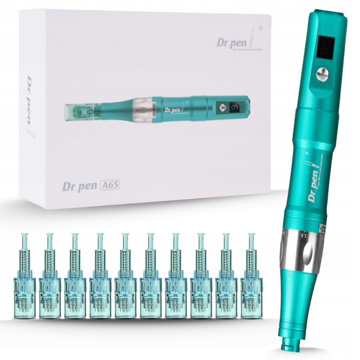 Dr Pen Derma Pen Ulitma A6S + 10x cartridge +5x ampoules Bielenda Hyaluronic Brand Dr Pen