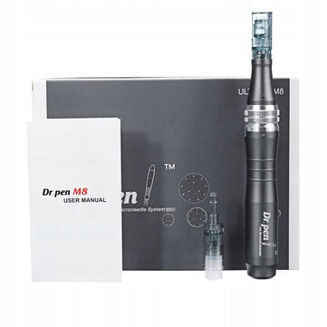 Dr Pen M8-W Dermapen Ultima WIRELESS 2 cartridges FREEBIE Instruction PL Medical device no