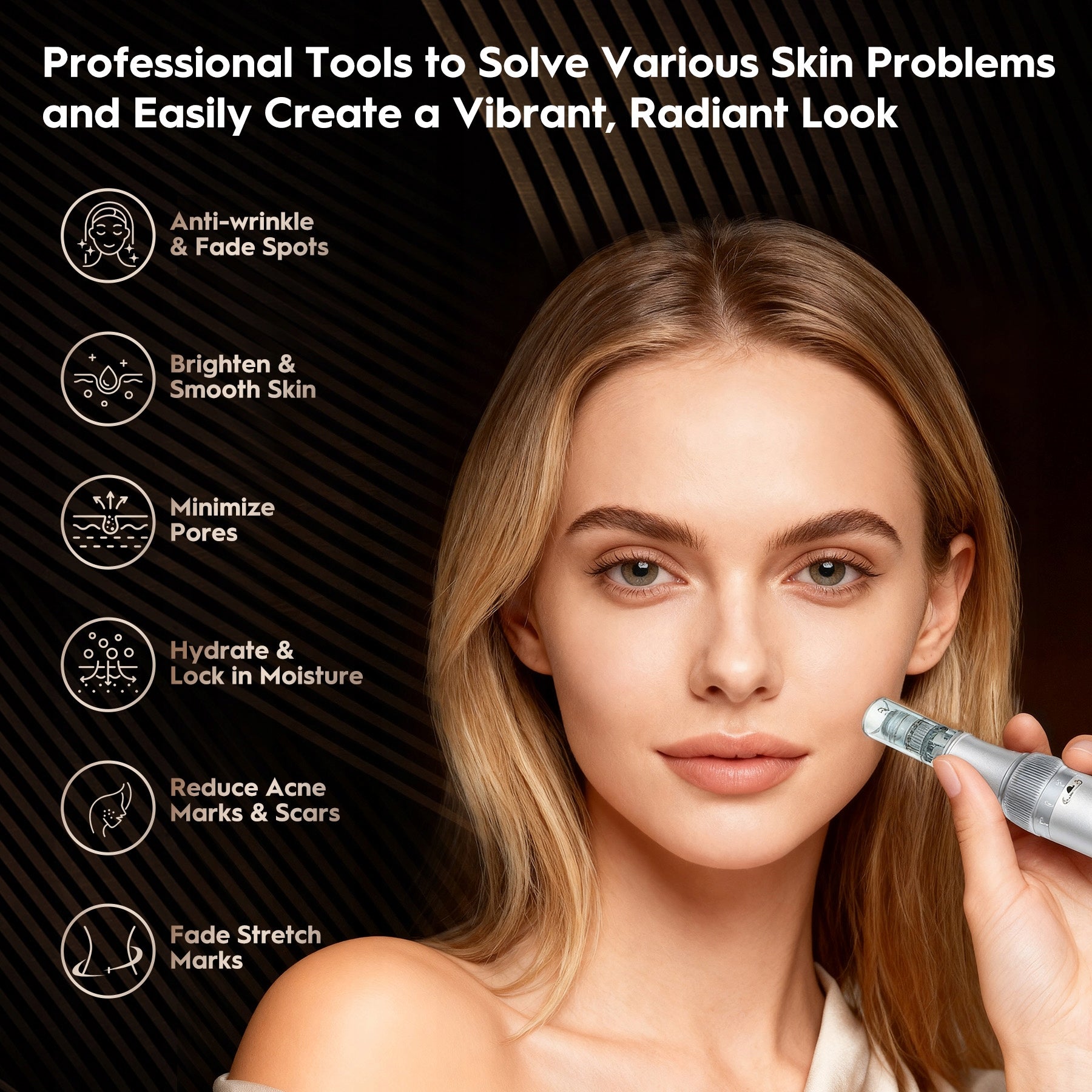 Dr. Pen Professional Auto-Stamp Microneedling System for Skin Rejuvenation Packaging status original
