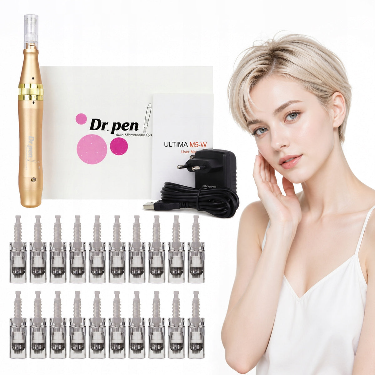 Dr. Pen ULTIMA-M5-W Microneedle Mesotherapy Device with 20