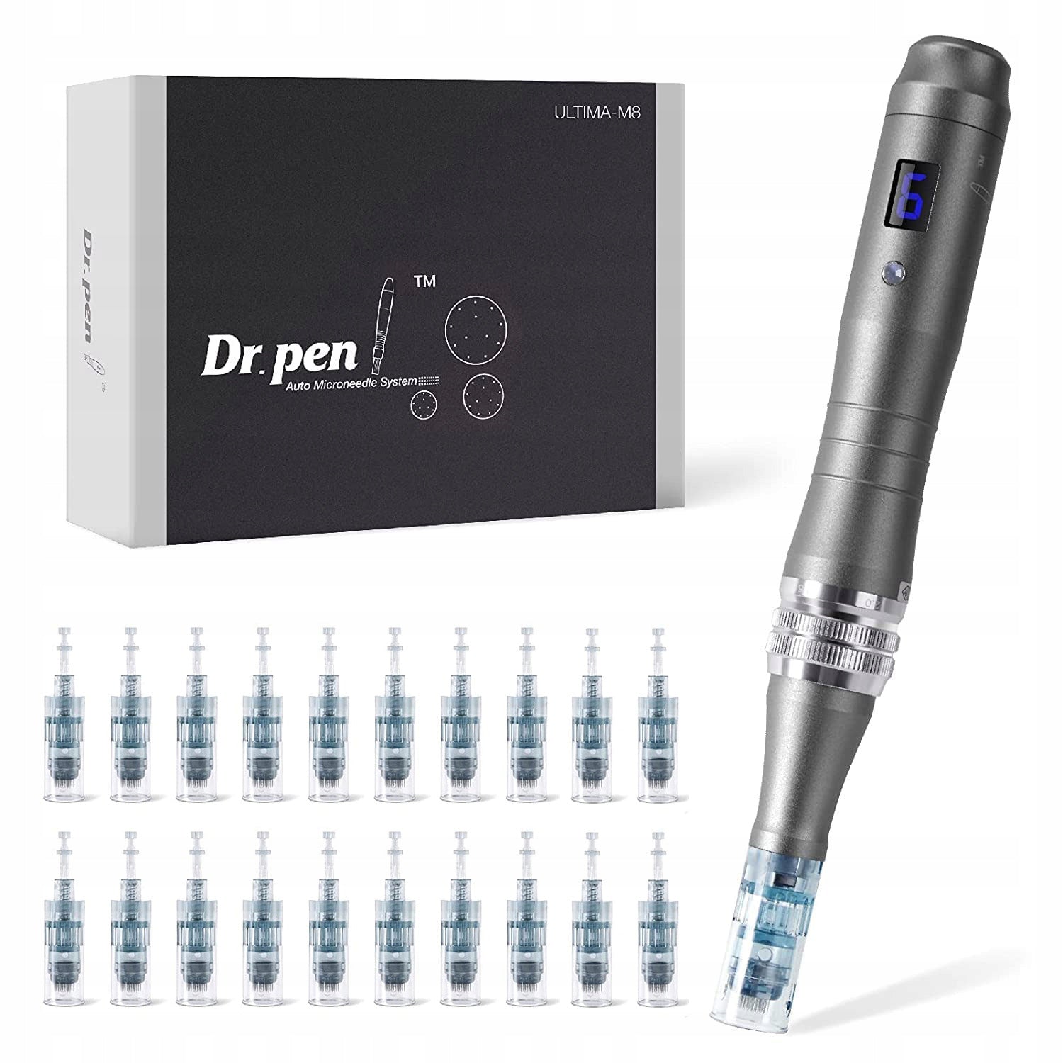 Dr Pen Ultima M8-W + 20 Cartridges WIRELESS Dermapen for Microneedling
