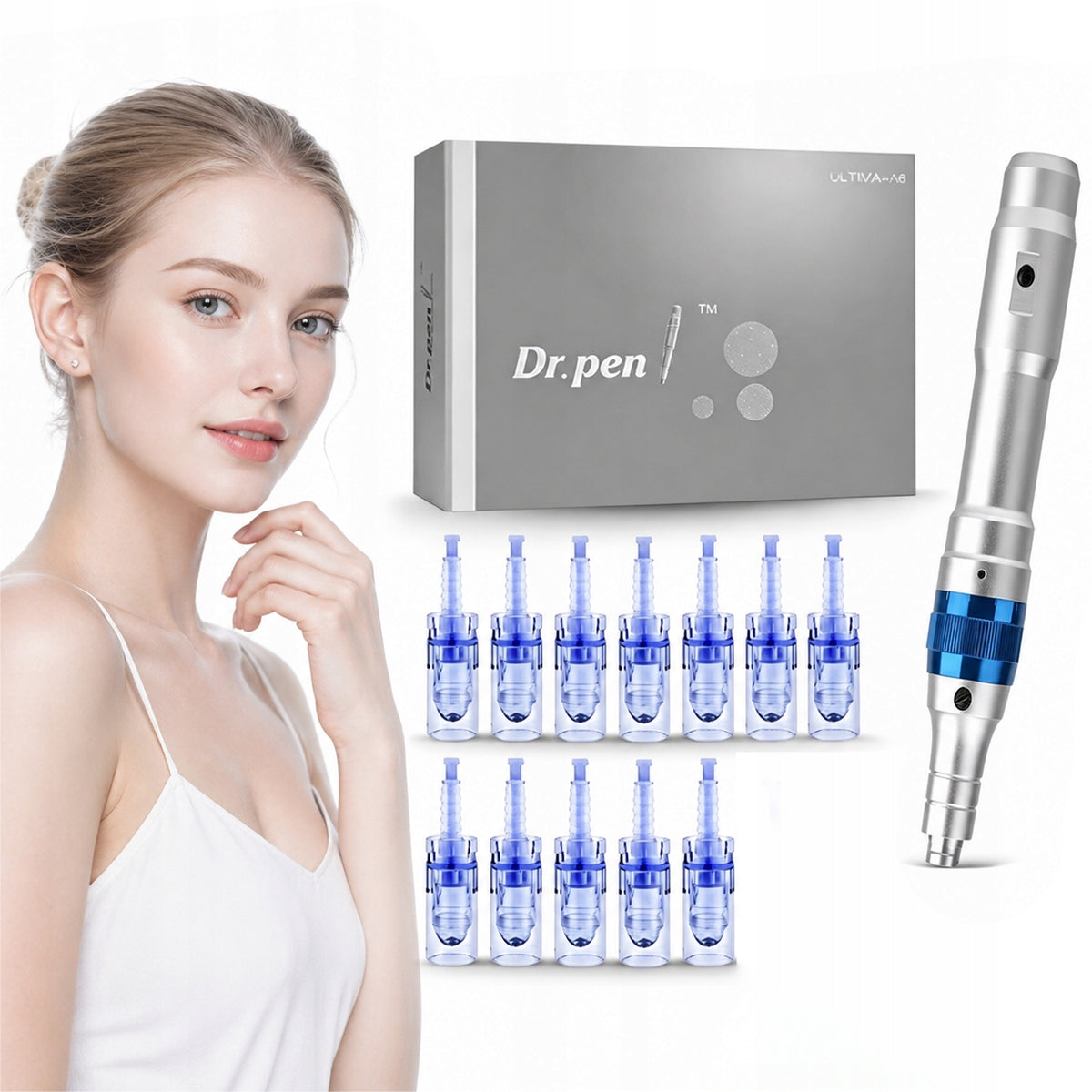 Dr Pen ultima A6 + 12 Cartridges Dermapen mesotherapy