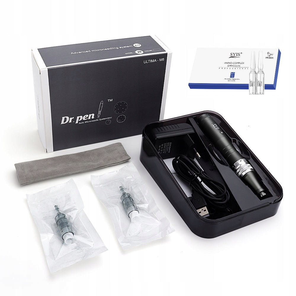 Dr.pen M8-W Derma pen Ultima WIRELESS 20 cartridges Manual PL Manufacturer code M8 Ultima