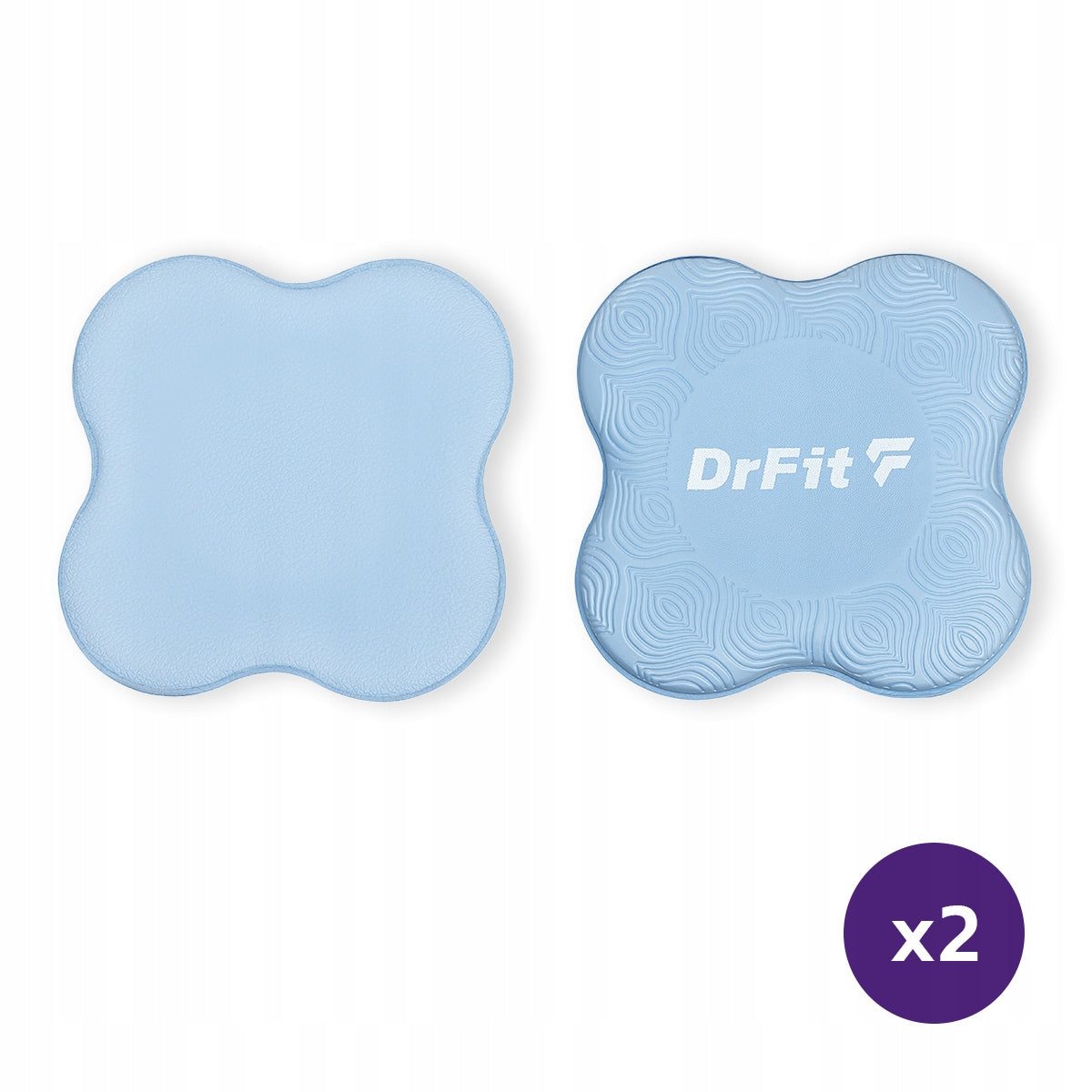DrFit Yoga pads cushioning for knees, hands, hips blue Manufacturer code DF YP - 5