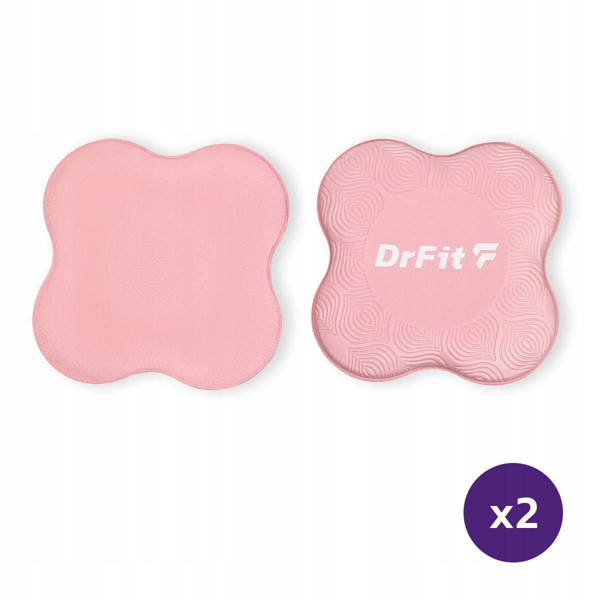 DrFit Yoga pads cushioning under knees, hands, hips pink Manufacturer code DF YP - 1