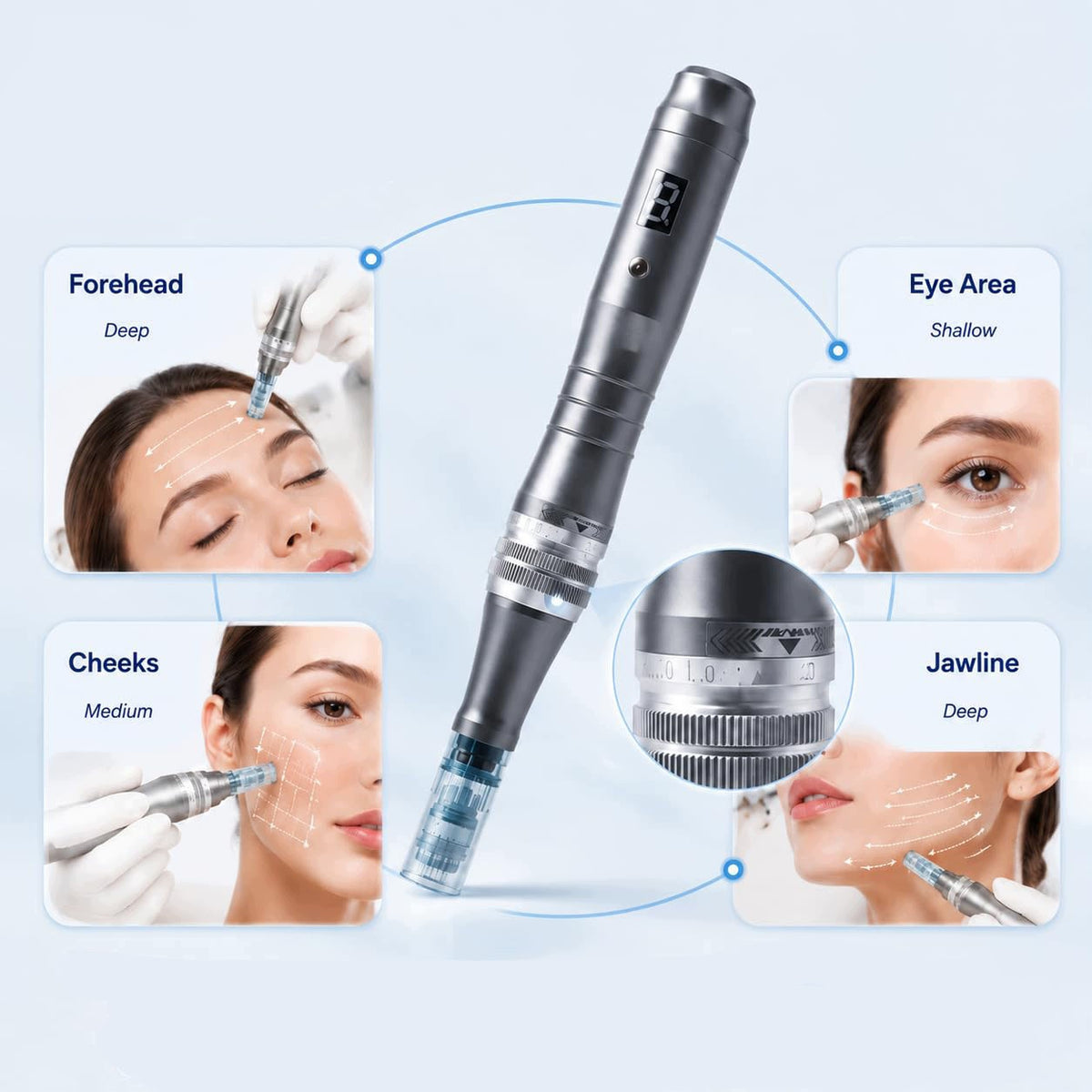 DrPen Ultima M8-W + 2 Cartridges WIRELESS Microneedling Pen for Mesotherapy Brand Dr Pen