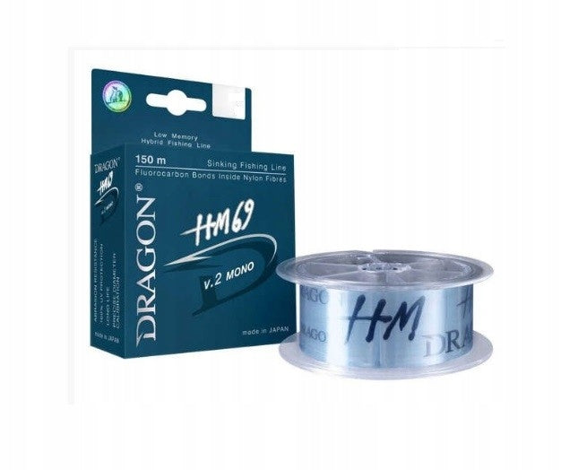 Dragon HM69 mono fishing line 0,162mm/3,63kg/150m