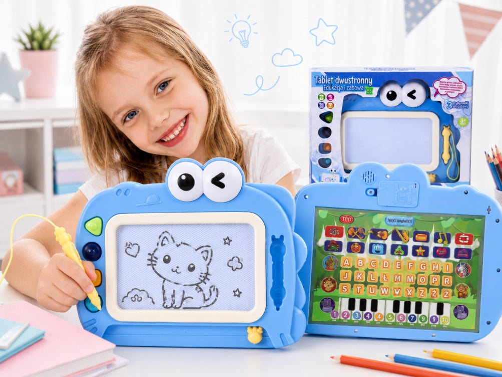 Drawing Board Educational Tablet 2in1 Interactive Learning Kids 3+