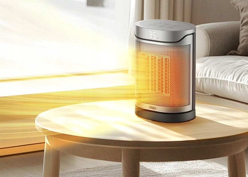Dreo Farelka Heater 1500W Fast Heating Portable Quiet Product weight with unit packaging 2.3 kg