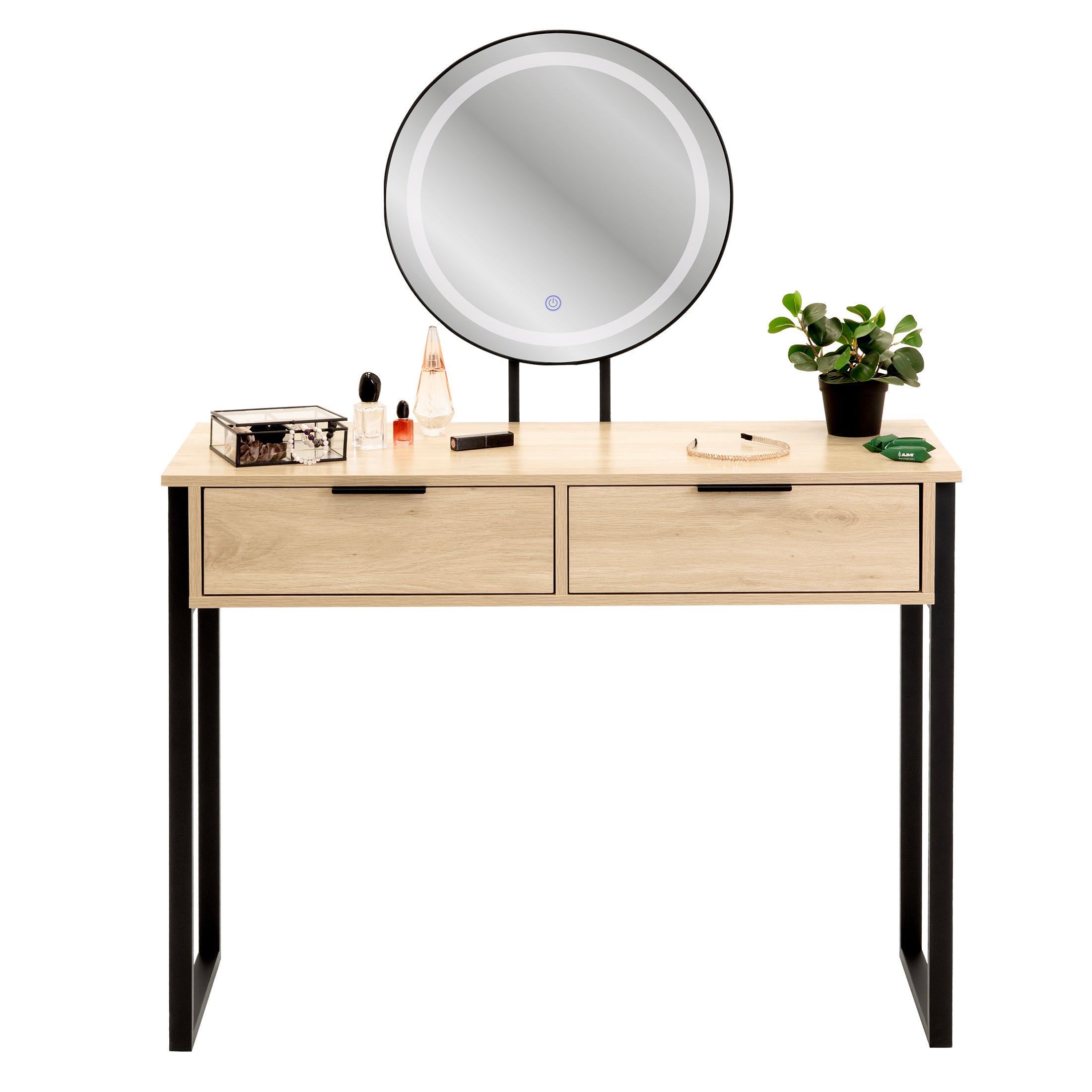 Dressing Table cosmetic LOFT with LED mirror for makeup with lighting MAKEUP Brand Jumi
