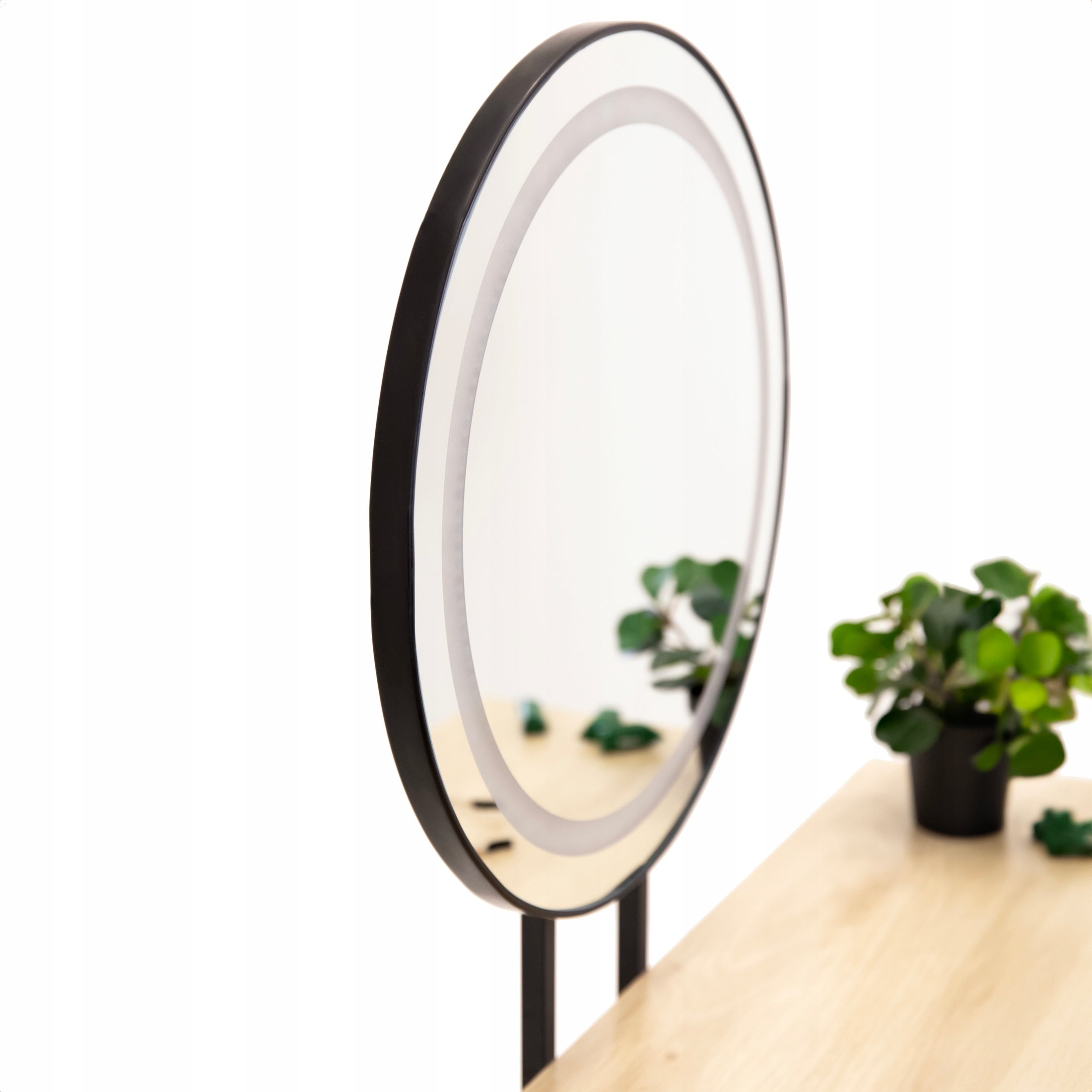 Dressing Table cosmetic LOFT with LED mirror for makeup with lighting MAKEUP Furniture width 102 cm
