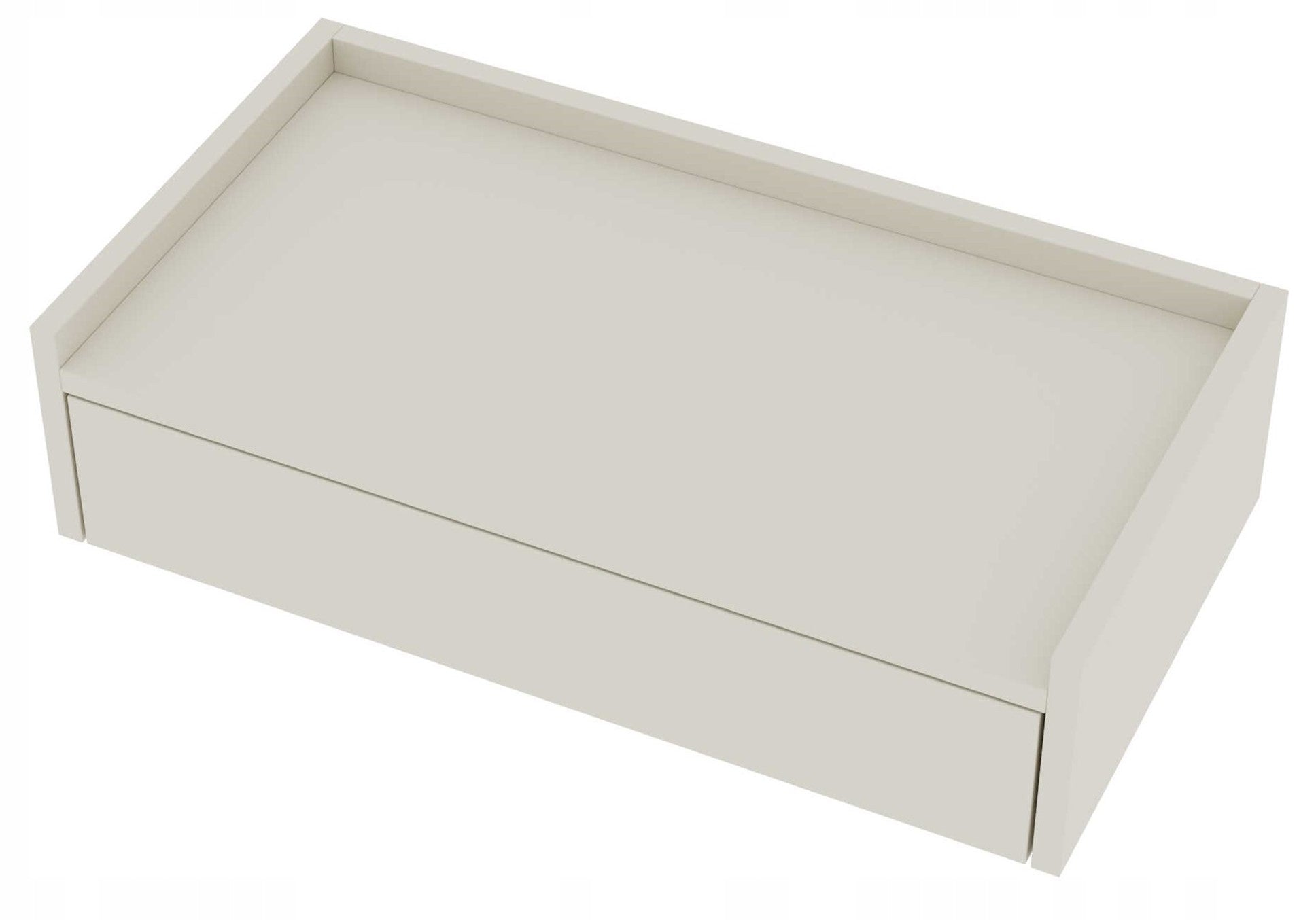 Dressing Table hanging console NUVIA 75 cashmere drawer suspended Brand Meblano