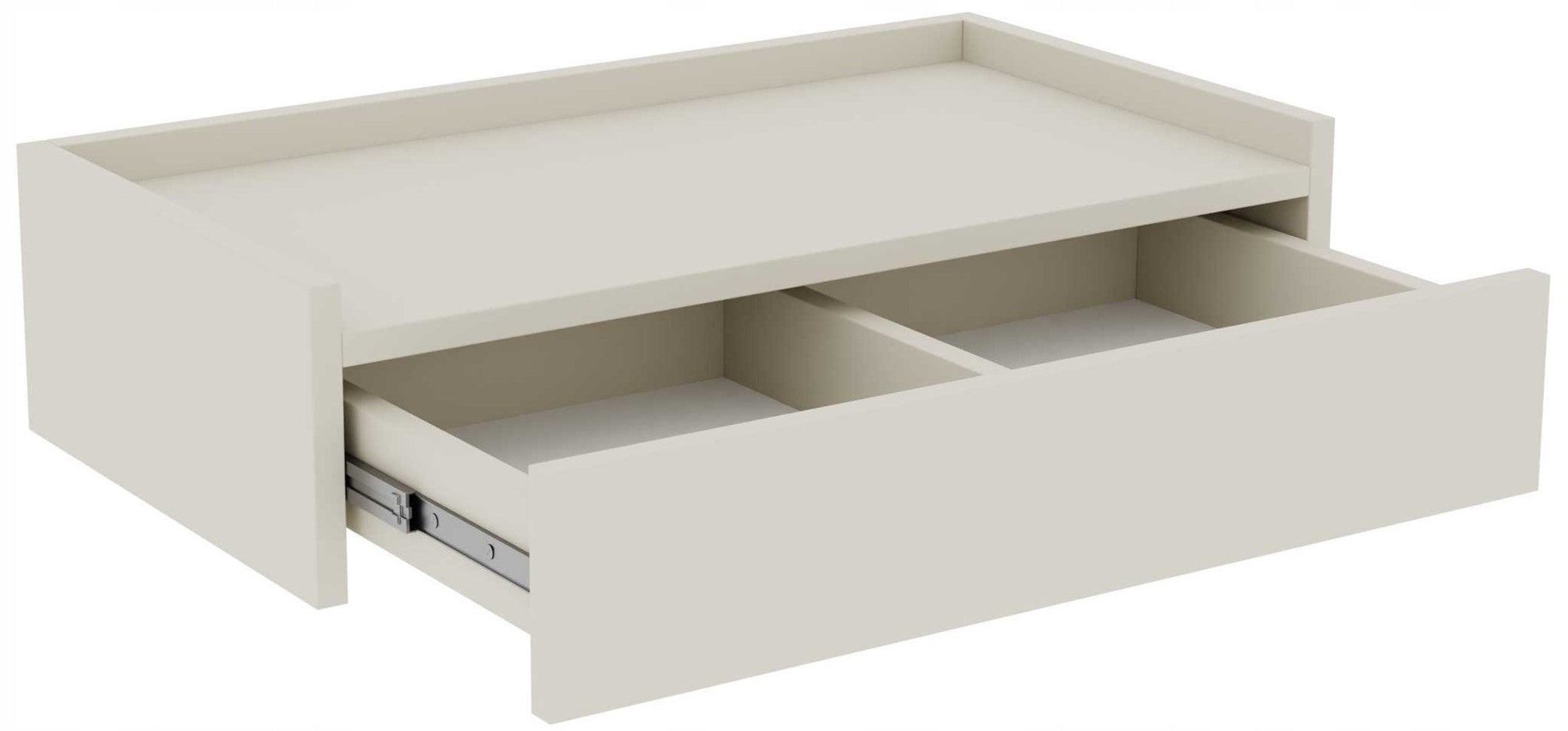 Dressing Table hanging console NUVIA 75 cashmere drawer suspended Furniture width 90 cm