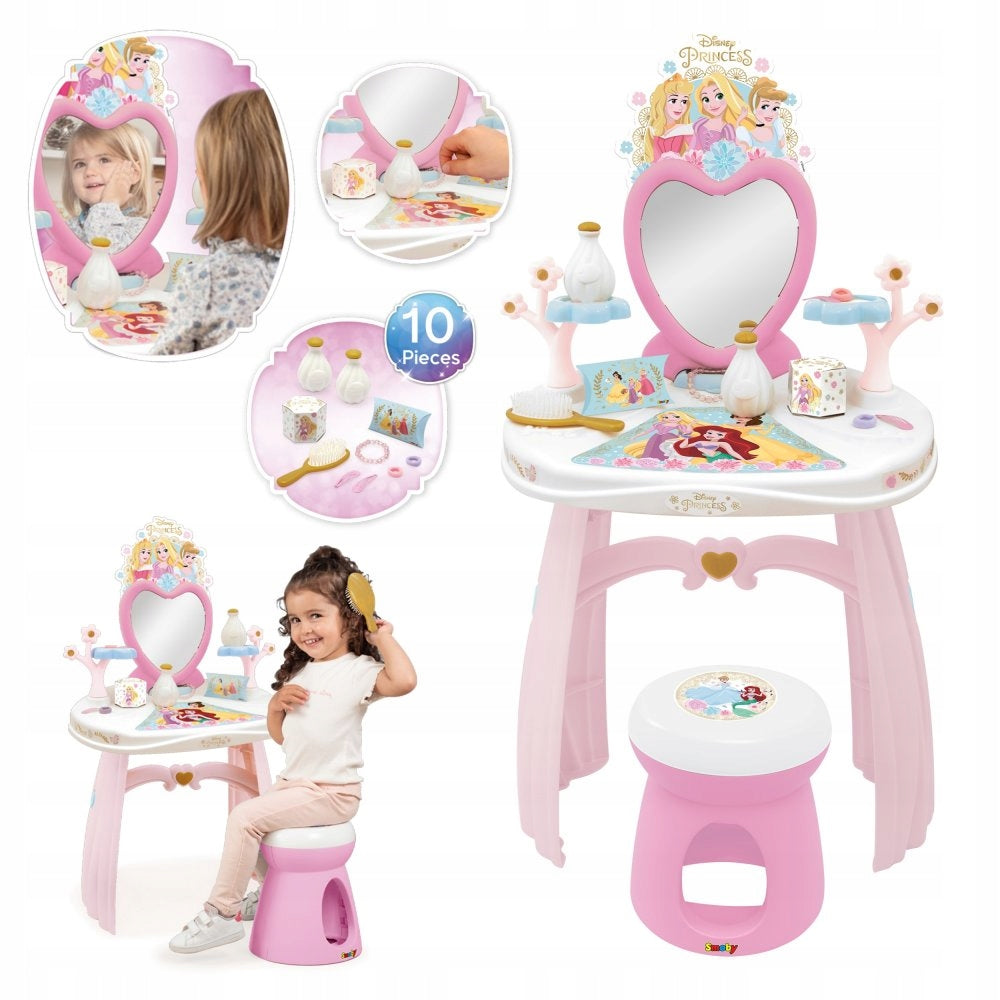 Dressing Table with Disney Princess Beauty Salon Princess Smoby Packaging status original