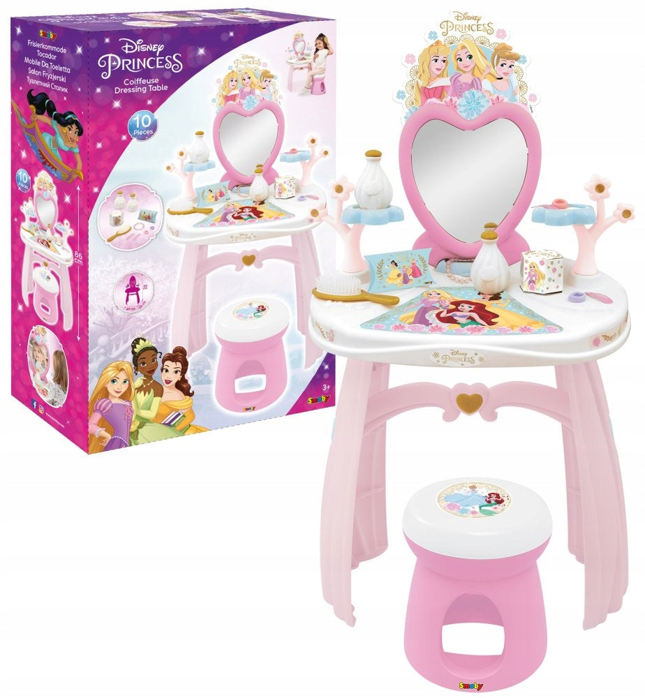 Dressing Table with Disney Princess Beauty Salon Princess Smoby