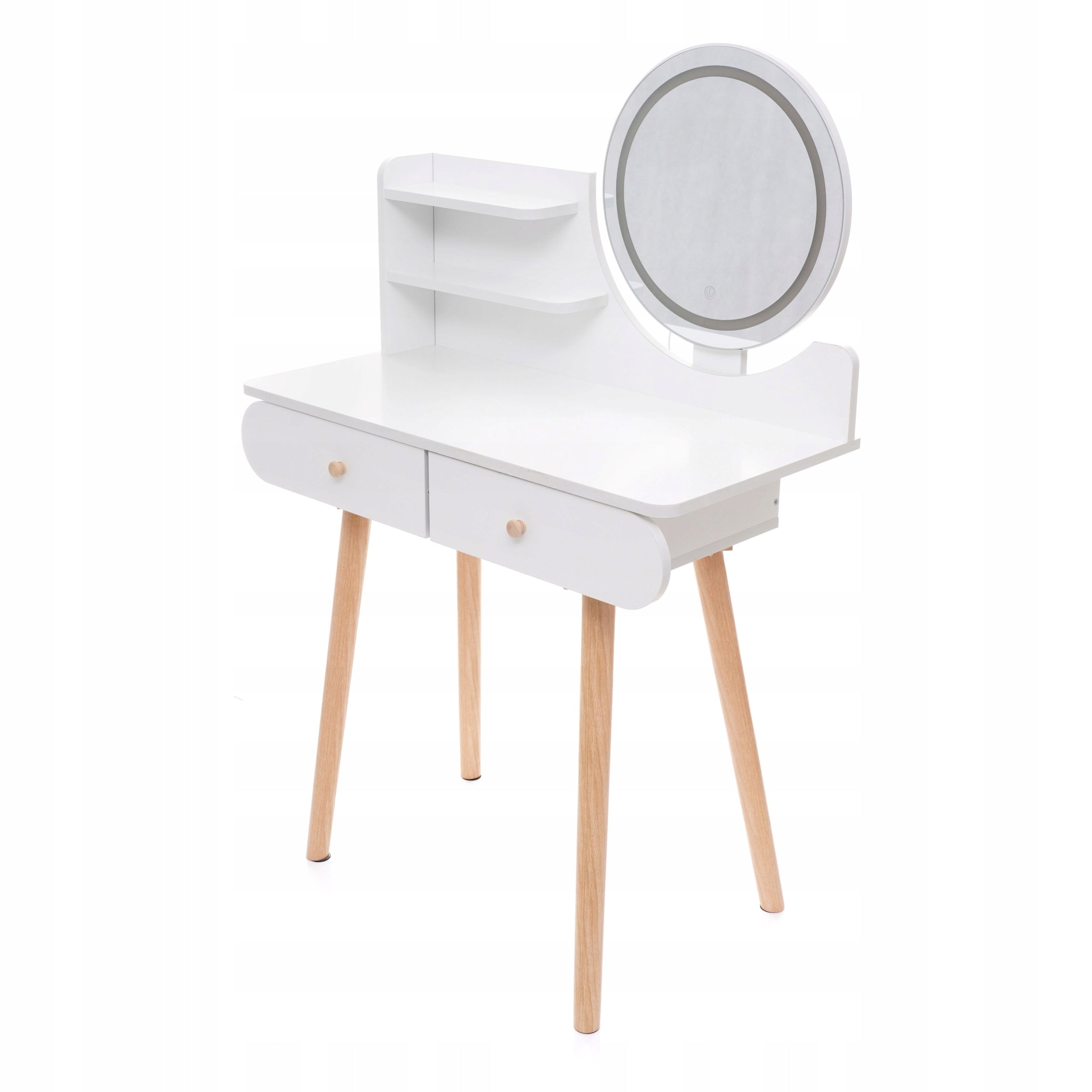 Dressing Table with mirror LED SCANDI 09 Scandinavian Furniture depth 40 cm