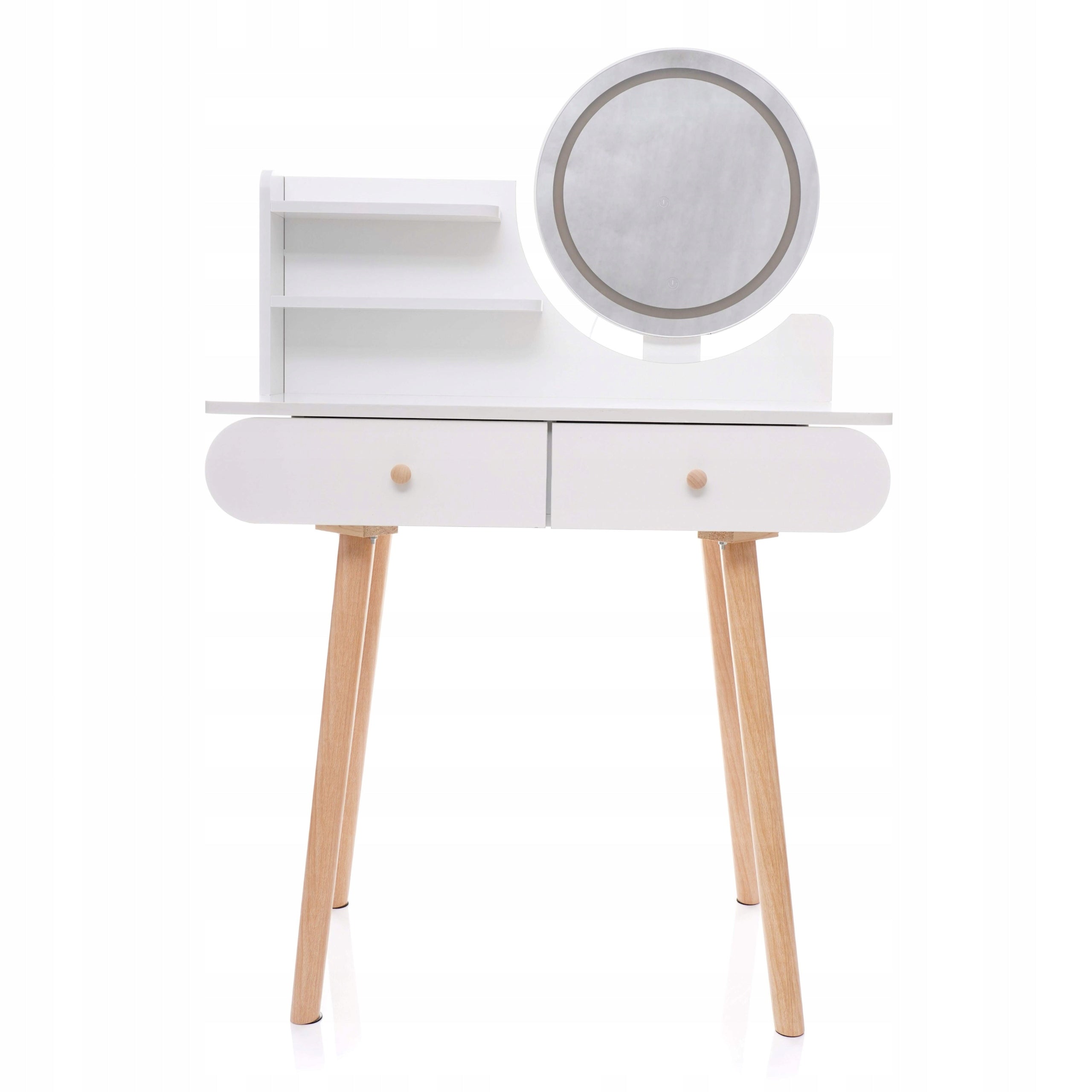 Dressing Table with mirror LED SCANDI 09 Scandinavian Furniture height 122 cm