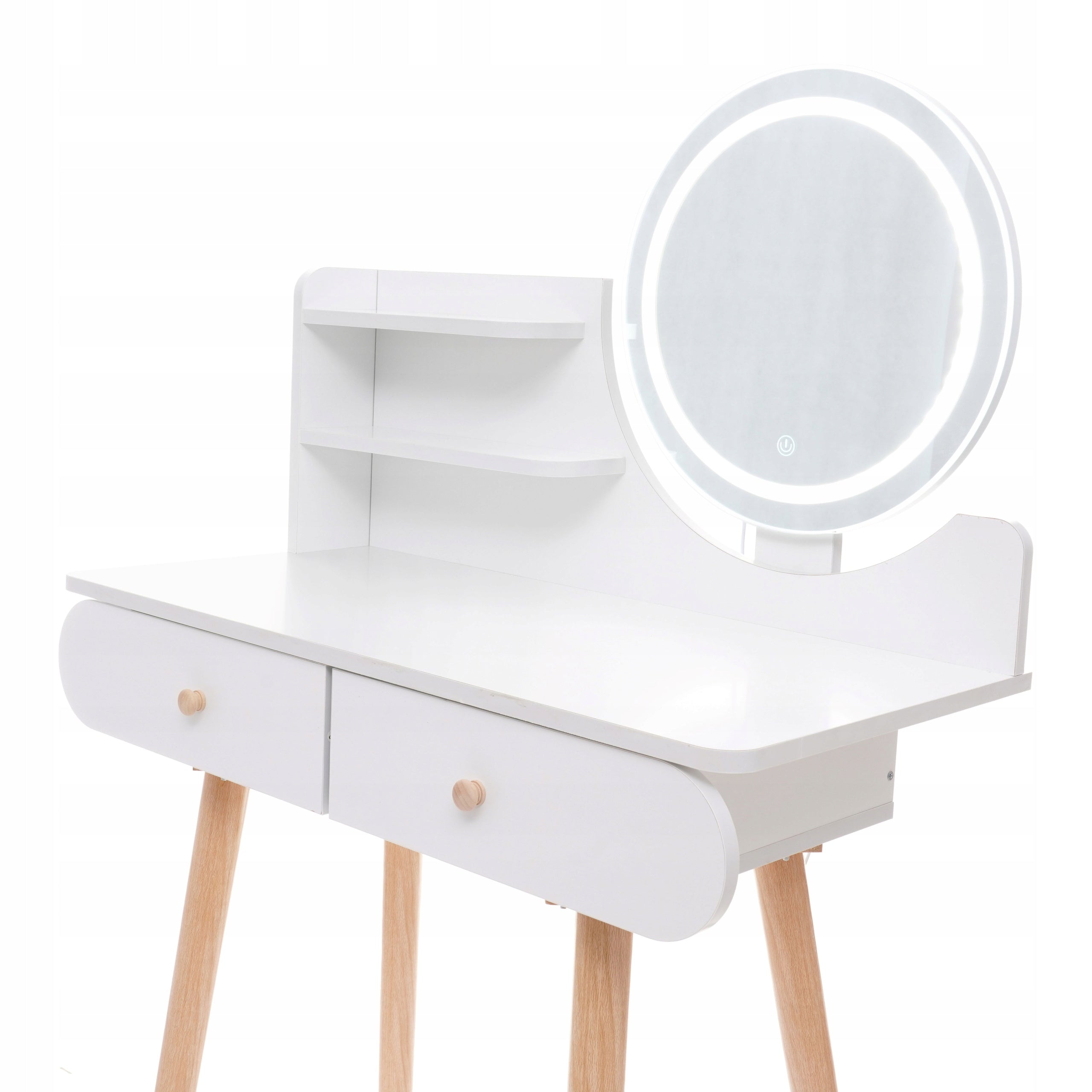Dressing Table with mirror LED SCANDI 09 Scandinavian