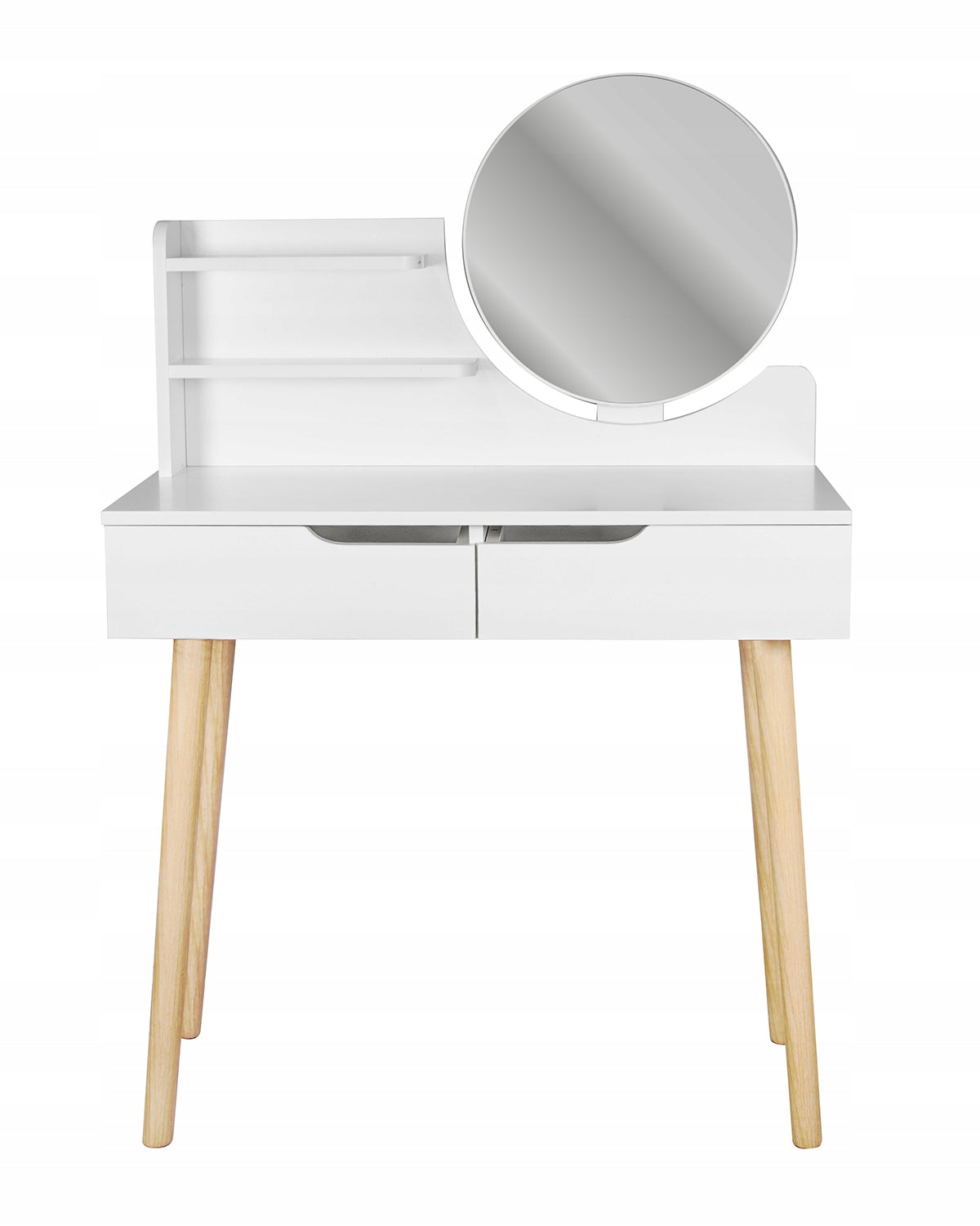 Dressing Table with mirror SCANDI cosmetic Scandinavian Furniture width 80 cm