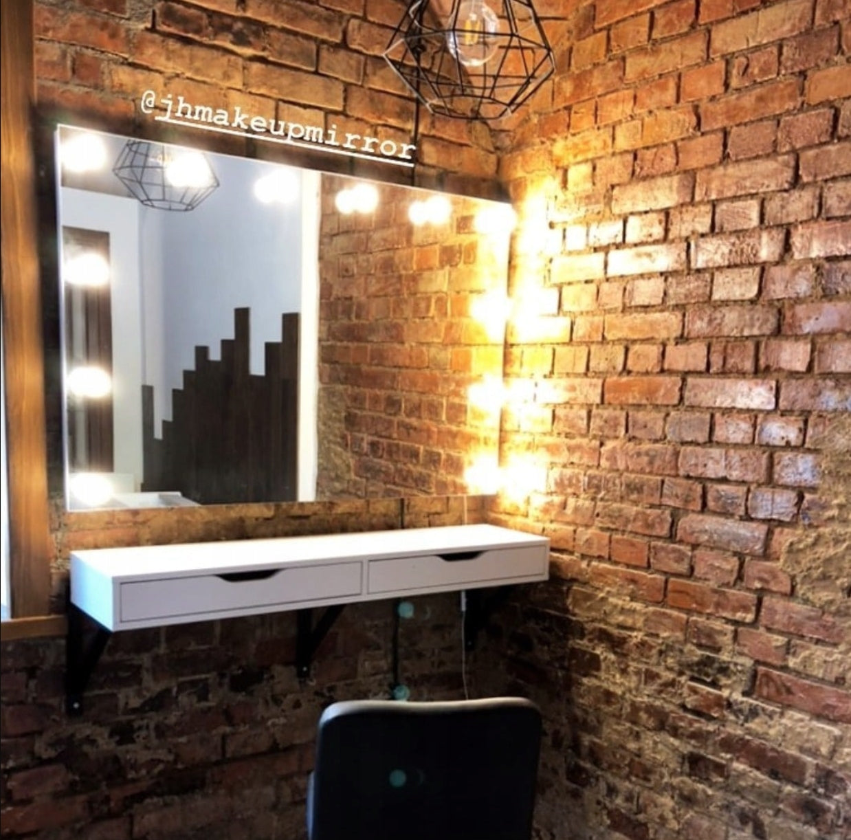 Dressing table AMI 120 CN - FOR MAKE-UP, MAKE-UP, MAKE-UP Color white