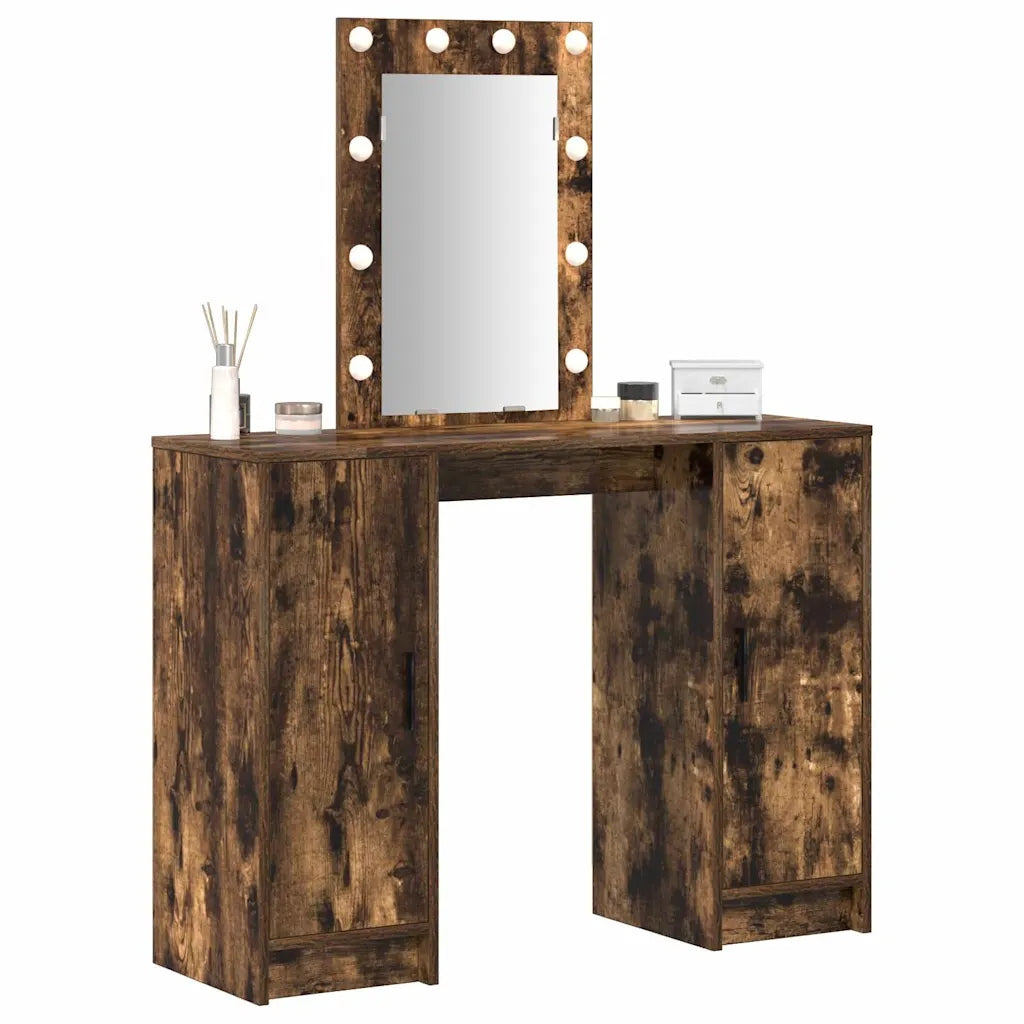 Dressing table Brown 102 x 33 x 135 cm Wood-based material Medical device type accessories for a medical device or a product without an intended medical purpose