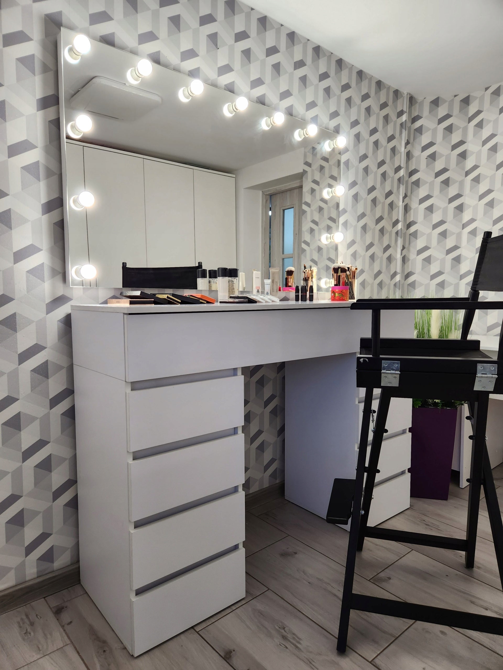 Dressing table KARO 2 140 - FOR MAKE-UP, MAKE-UP, MAKE UP Brand JH