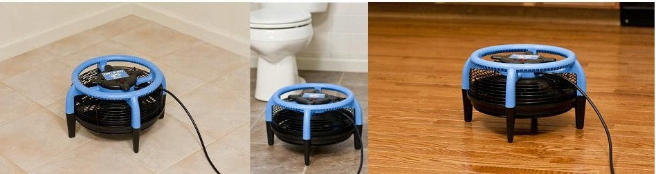Dri-Pod Fan Floor and Upholstery Dehumidifier 360° Medical device no