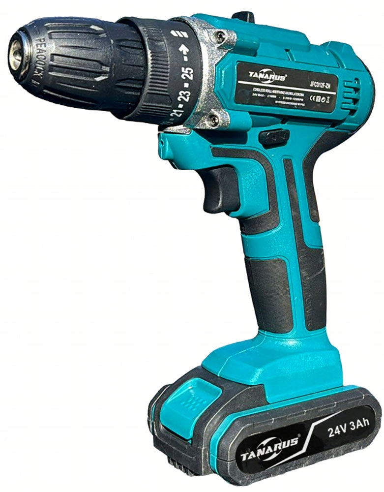 Drill Screwdriver Cordless Suitcase 2x Rechargeable 3000 mAh Strong Packaging status original