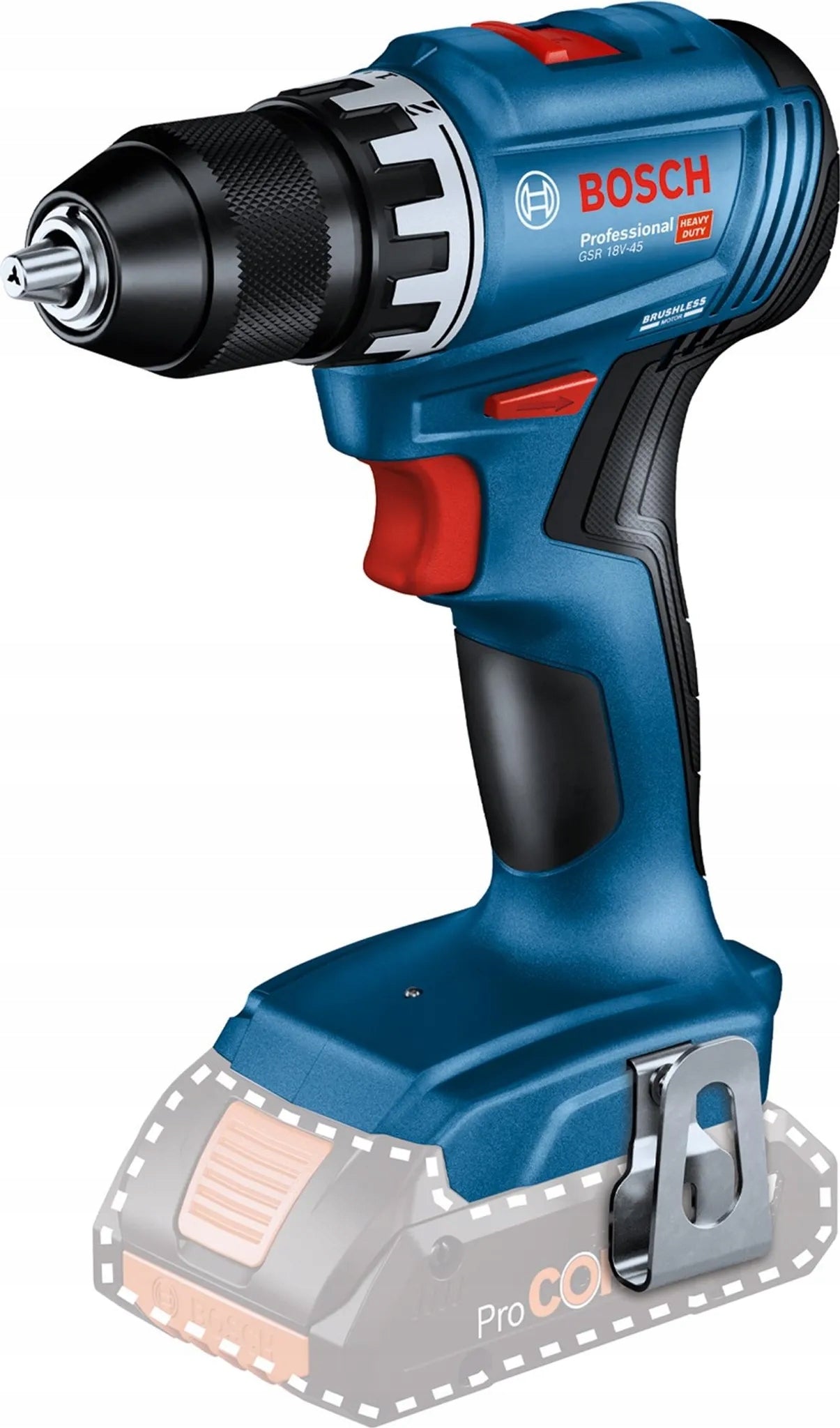 Drill/driver BOSCH Professional GSR 18V-45 18V BRUSHLESS SOLO Manufacturer code 06019K3200