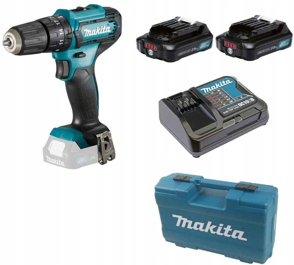 Drill/driver MAKITA HP333DSAX1 2x 2.0Ah case charger