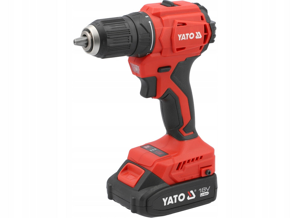Drilling Machine 2 Cordless 2X2.0 Ah YATO 45Nm + Bag YT-8277905 Packaging status original