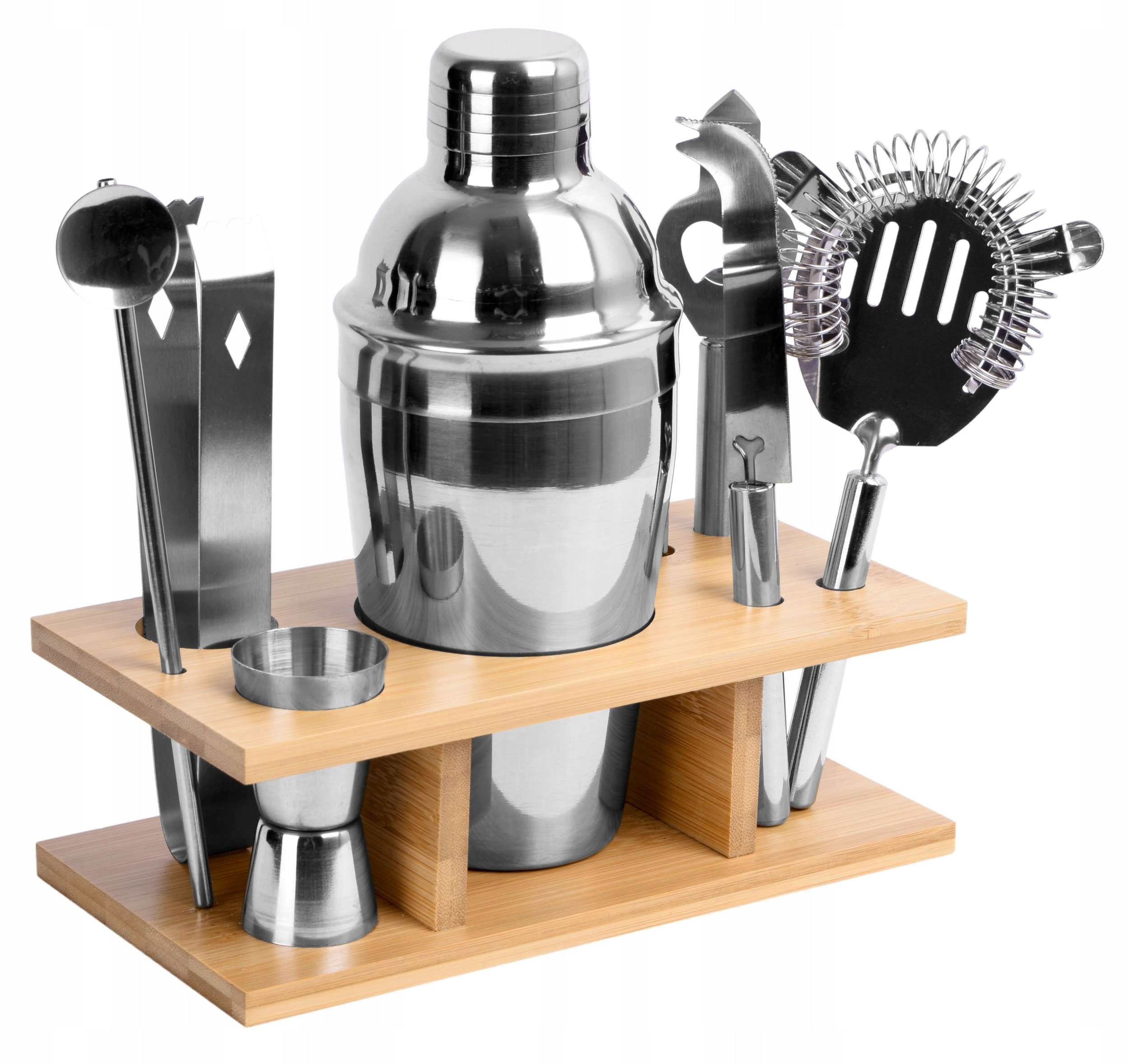 Drink Bartending Set Professional Gift Shaker 9 Elements Packaging status original